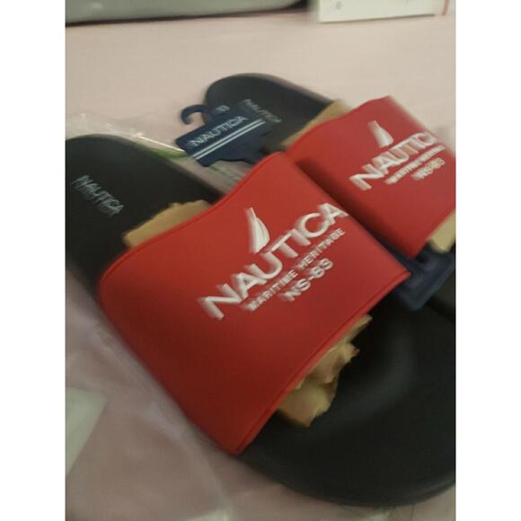 Nautica Men's Size 13 Athletic PORTER Slide Comfort Sandal Shower Slippers #00r - Picture 10 of 16